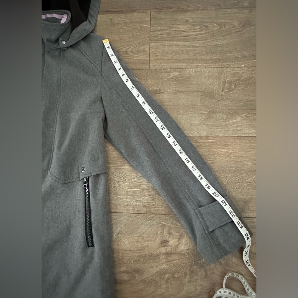 NOVELTI Light Grey Hooded Coat (Removable Hood, Size S) - Picture 5 of 12